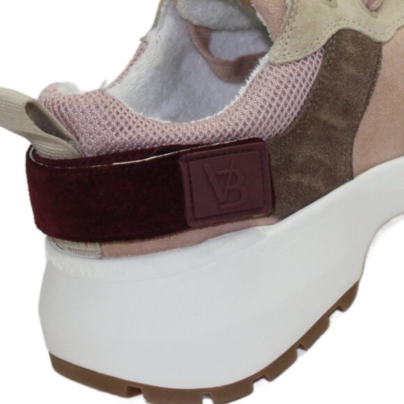 Veronica Beard Original Prototype Grey Mink Rose Dust Suede Lace-Up Sneaker SZ 6 - Picture 11 of 11